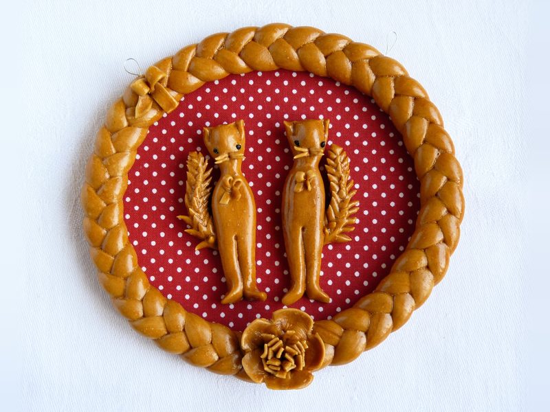 Obrázek – kočky – vizovické pečivo, cca 15 cm